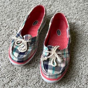 Dr. School’s multicolor Women's fabric flats with rubber bottoms - Size 6.5M